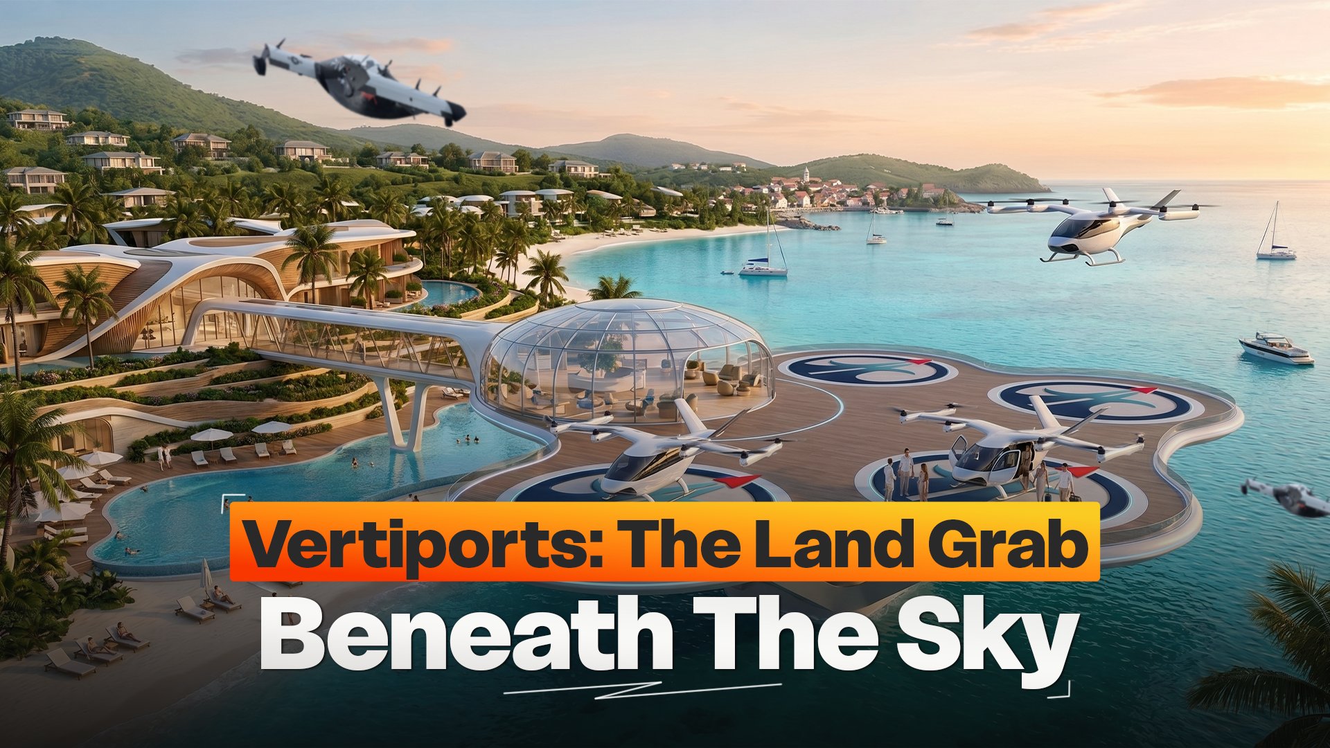 Vertiports - The $100B Land Grab Beneath the Sky