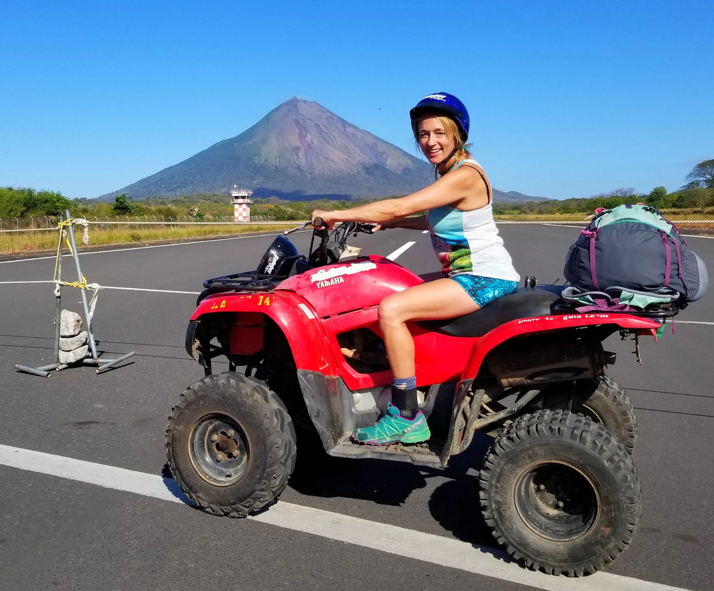In Nicaragua they yell, "Quick, get off the runway, an airplane is coming."