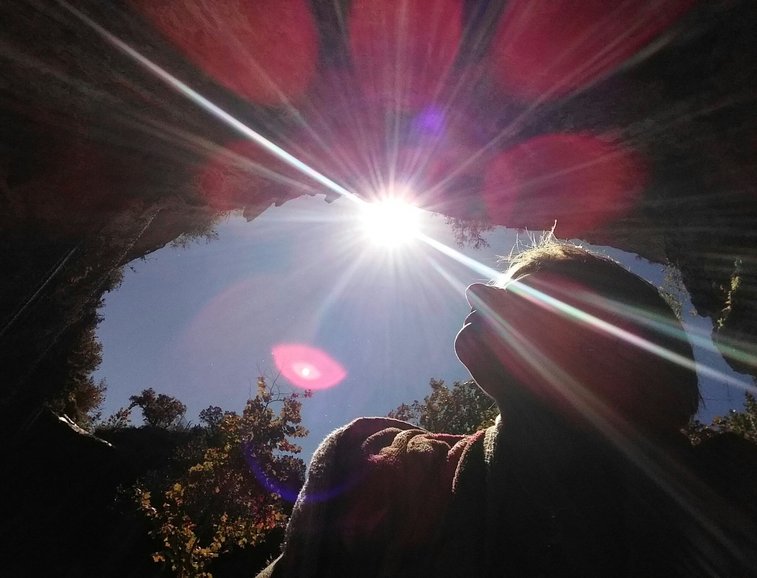 Heather Chirtea, the nation's first female flying car pilot, hangs out at Hamilton Falls, TX