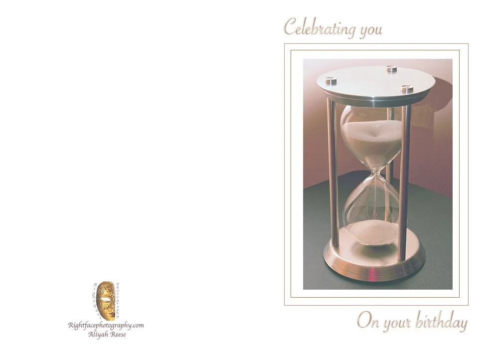 Hour Glass Happy Birthday