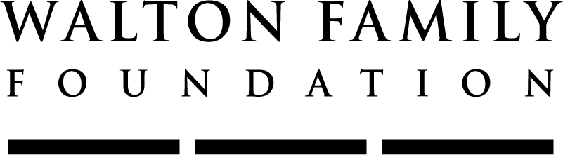Walton Family Foundation logo in black text on a white background.