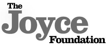 The word 'Joyce' written in large bold gray letters on a black background.