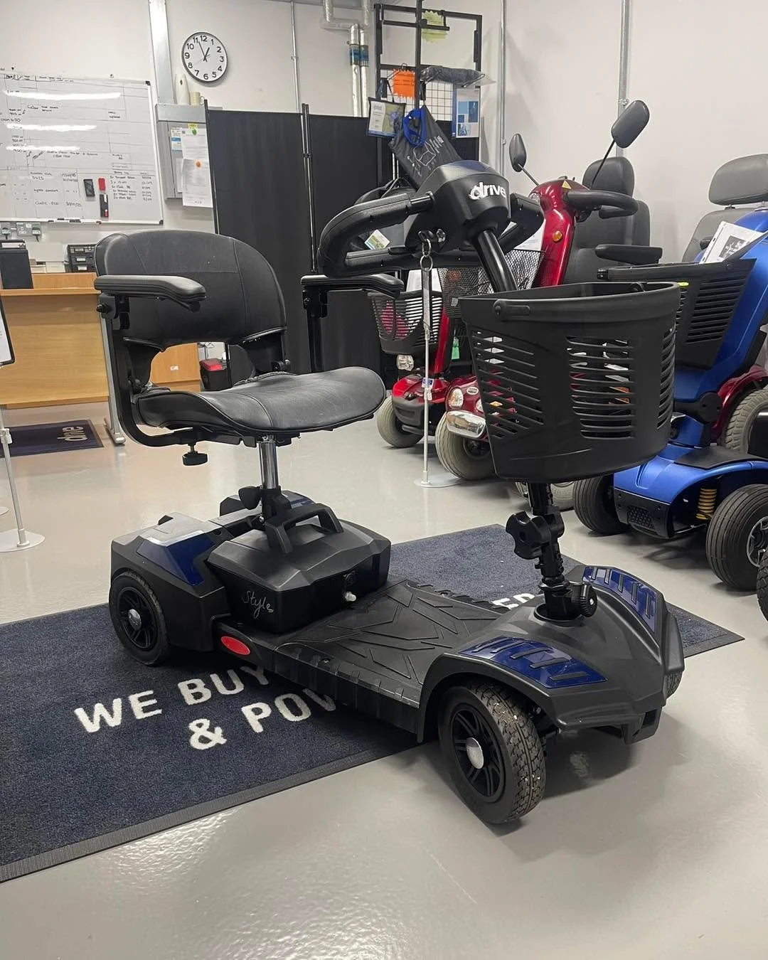 We Have Been Servicing Lots of Different Products Lately! 
We Want Our Customers To Have As Many Options As Possible When Choosing Their New Scooter 

We Buy Any Scooter &amp; Powerchair 
Unit G06 SunSpot 
Brooklands 
Essex 
CO15 2JE 

📧webuyanyscoo