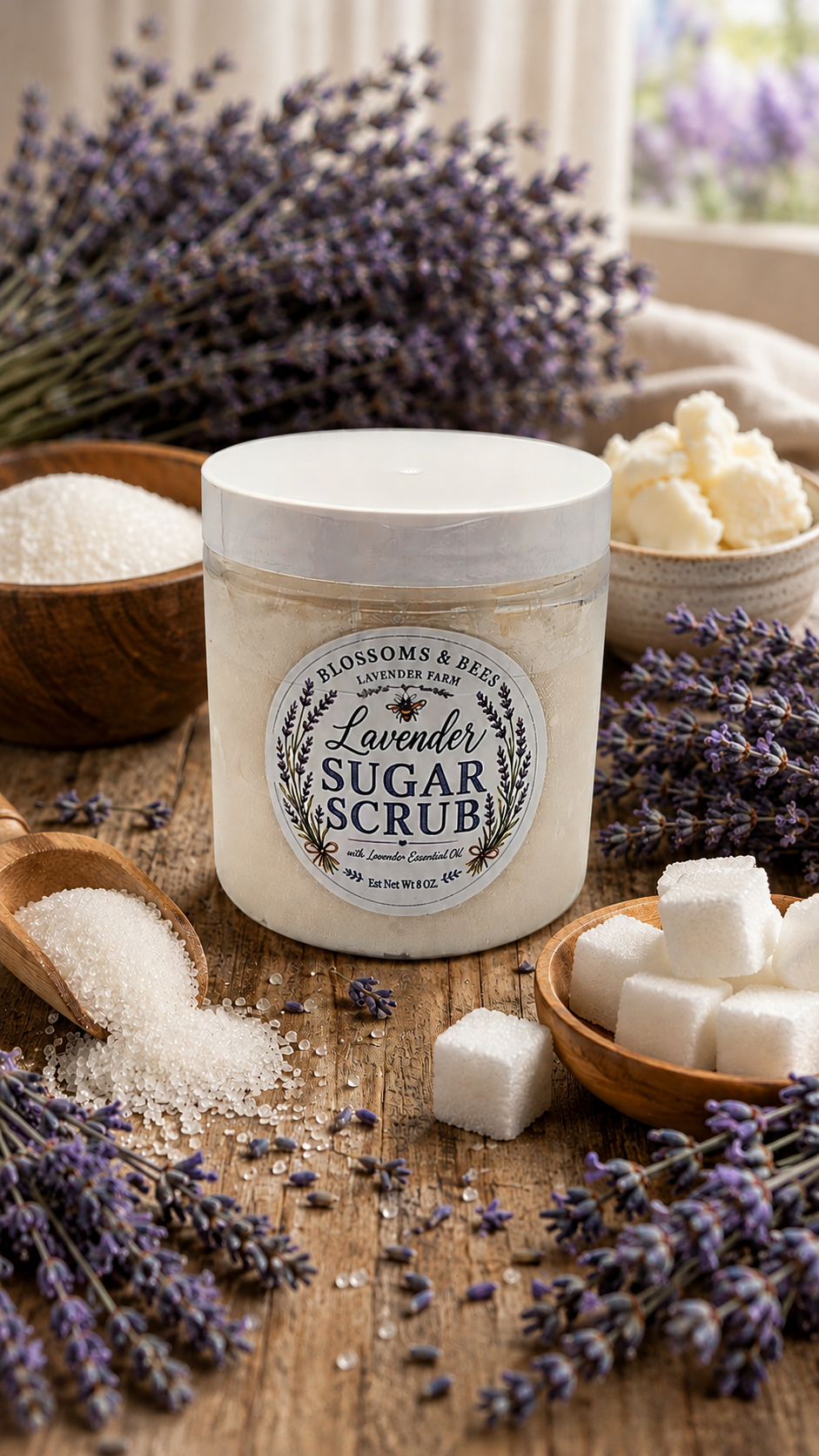 Lavender Sugar Scrub