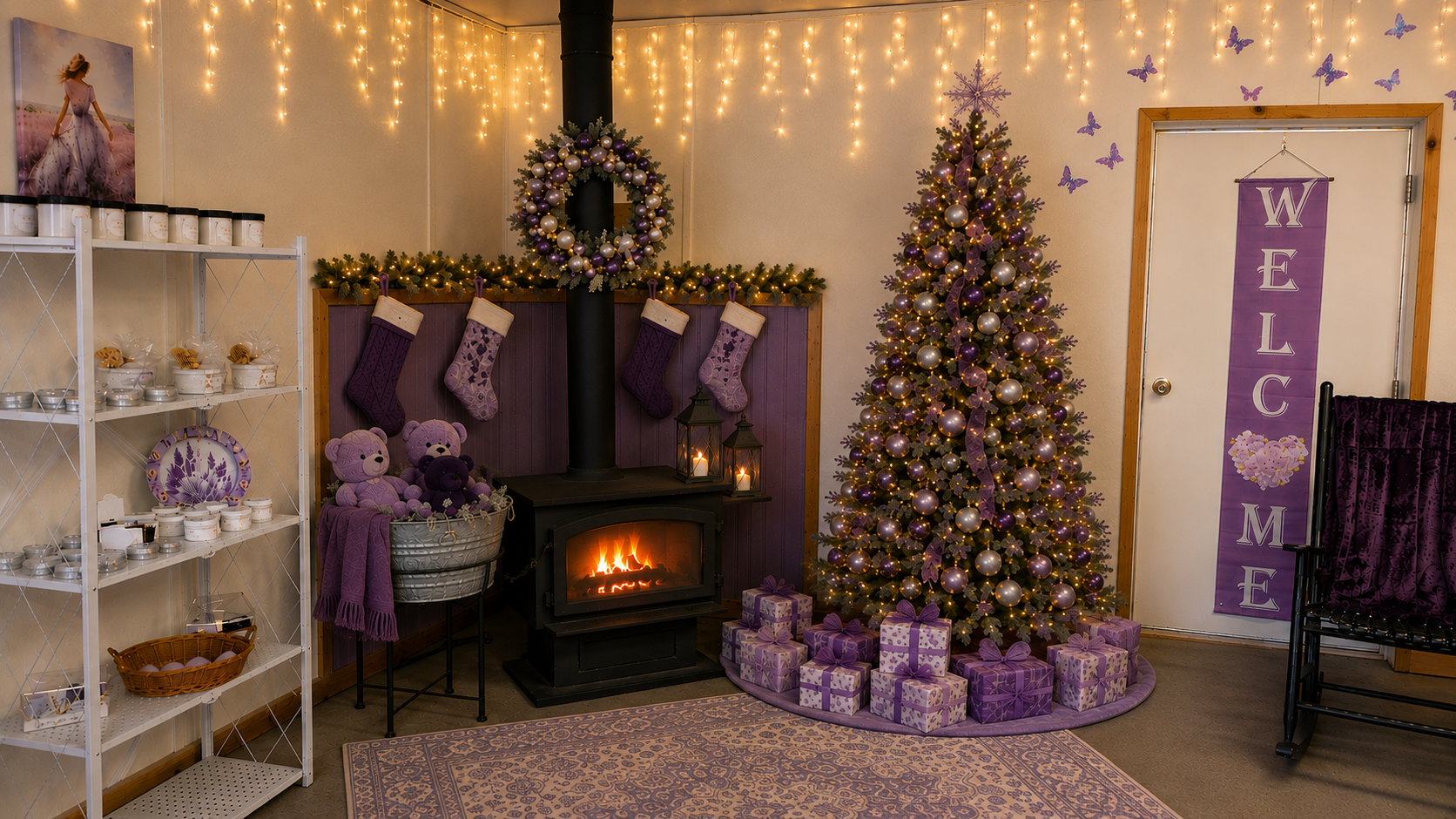 Holiday Lavender Barn Boutique Open