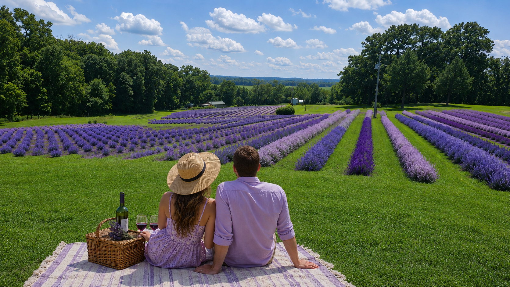 Lavender Field Wine Walk