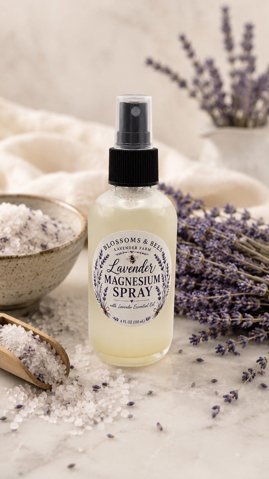 Lavender Magnesium Spray - 4 fl oz