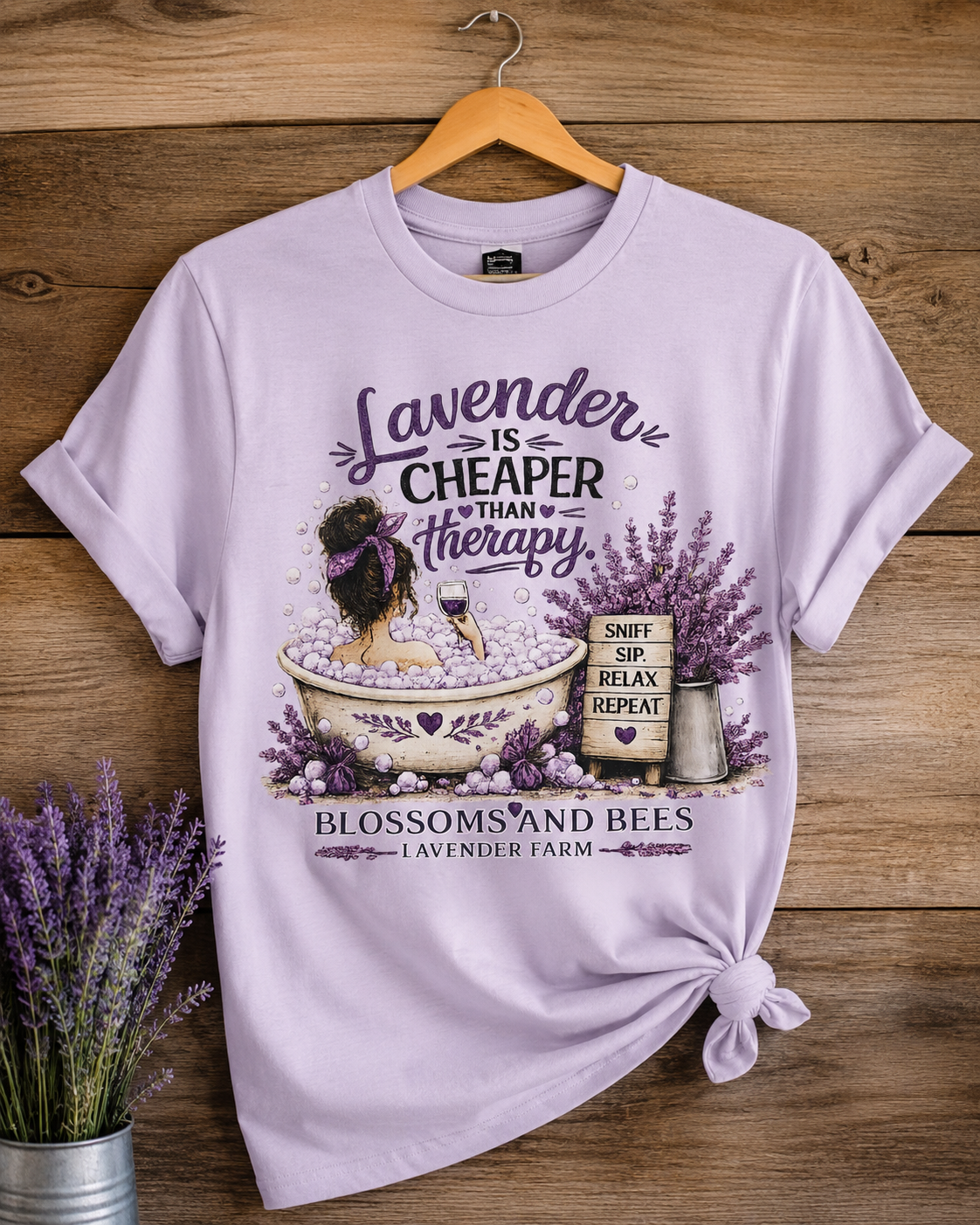 Lavender Therapy T-Shirt