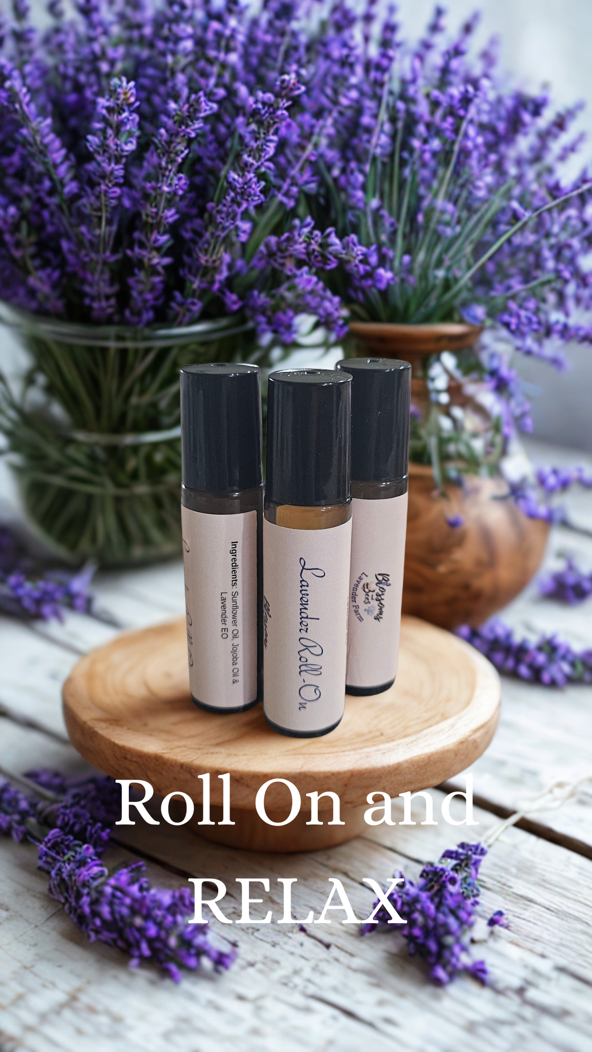 Lavender Roll On: Qty ONE - ten milliliter bottle