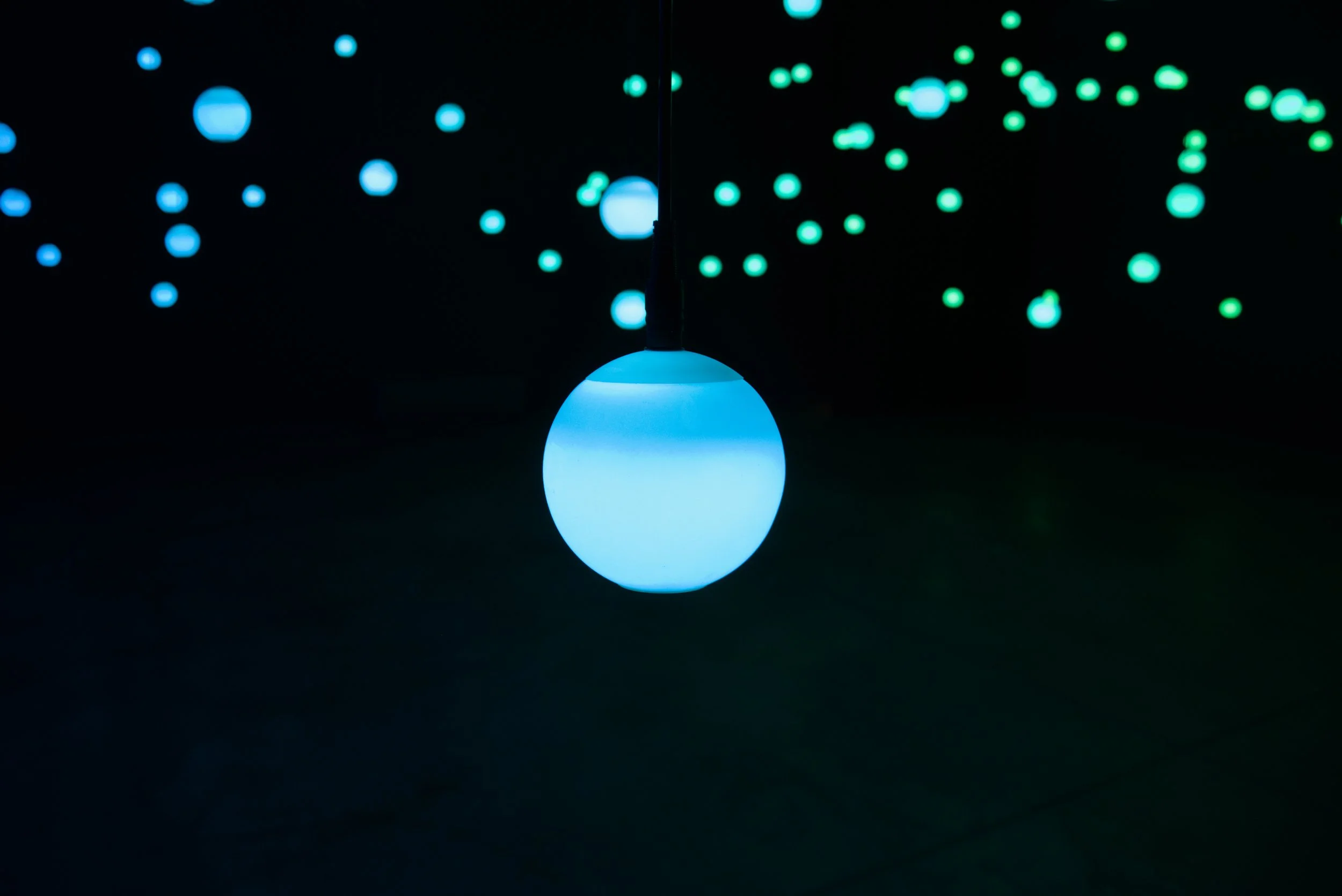 Enchanting Blue Glow Orb
