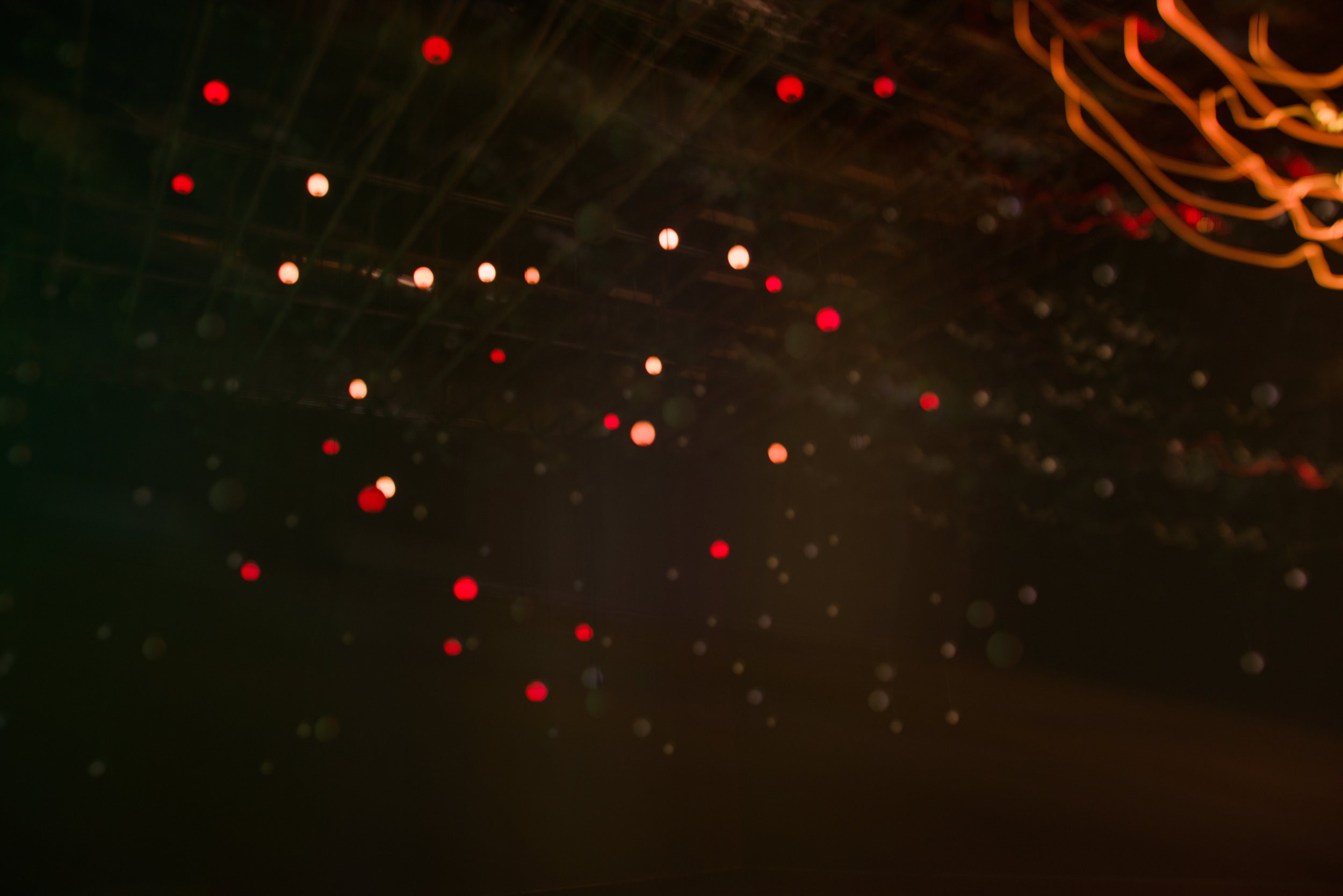 Abstract Light Bokeh Wall Art Print
