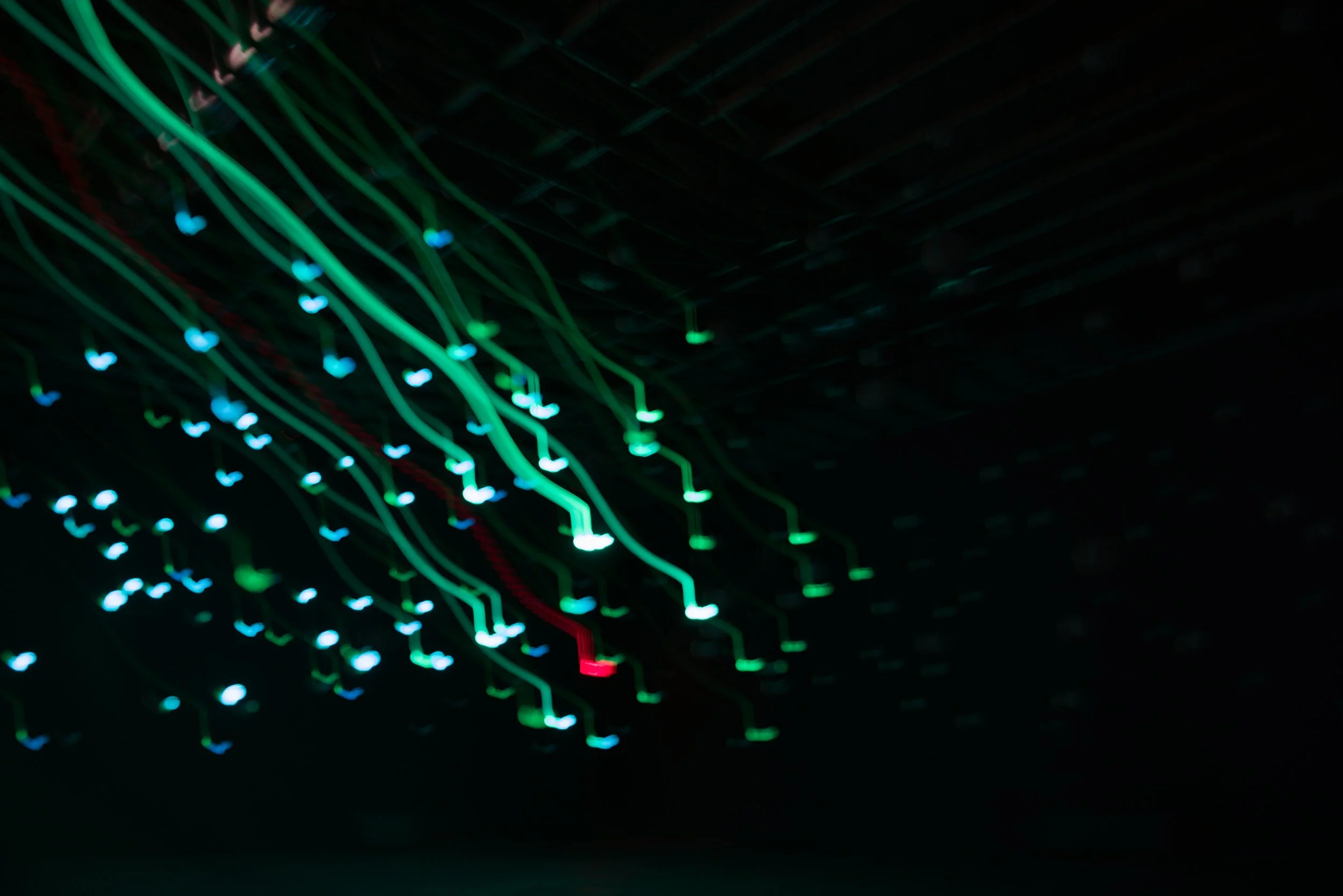 Mesmerizing LED Light Art Installation