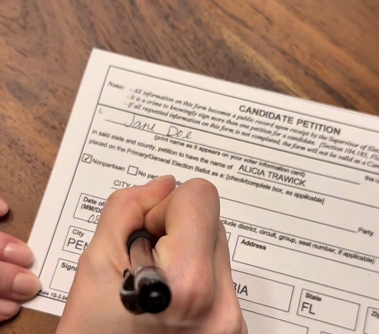 Trawick for Mayor at The Roundup