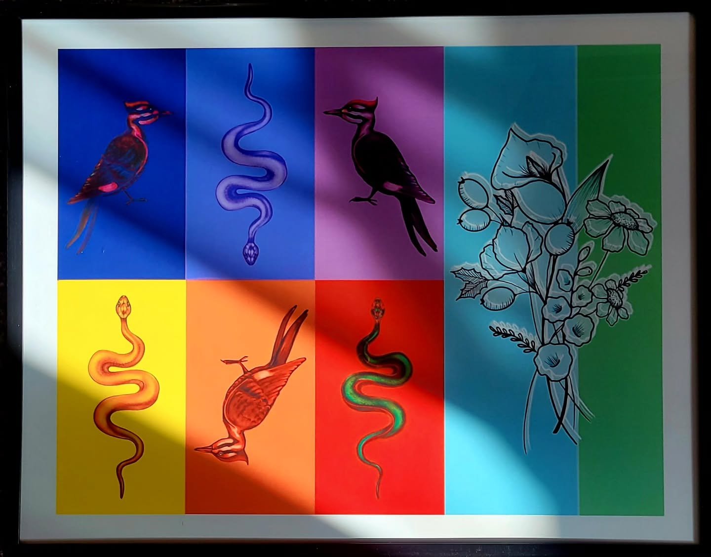 Artwork for @herstory_connects 2025 🤍 

Made in Procreate, then turned into a print. 

The 2025 Herstory Gallery will be up at the Linc Library the rest of March if you're interested in seeing some unique artwork made by women for women. 

Thank you