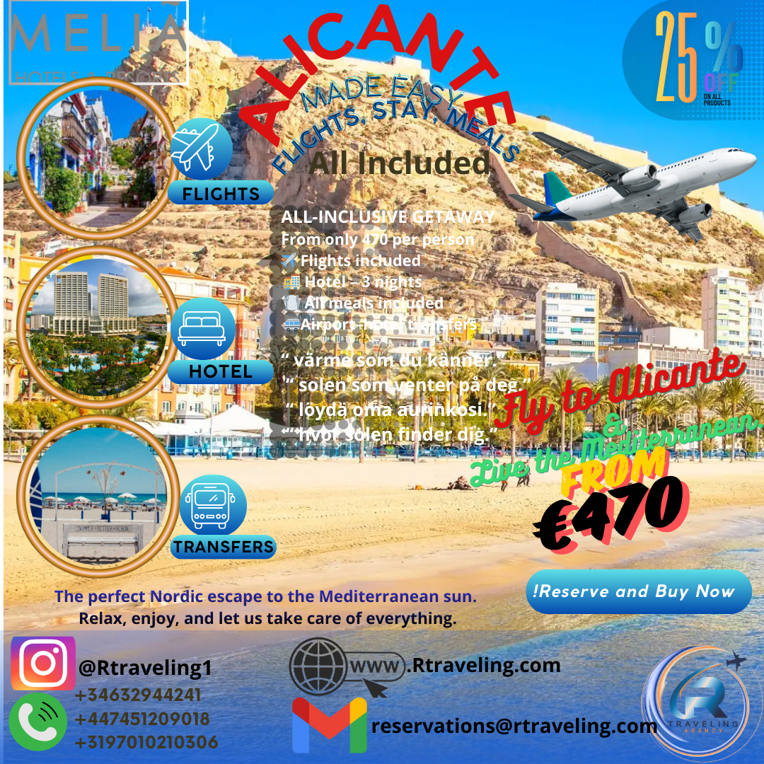 Escapada Todo Incluido a Alicante