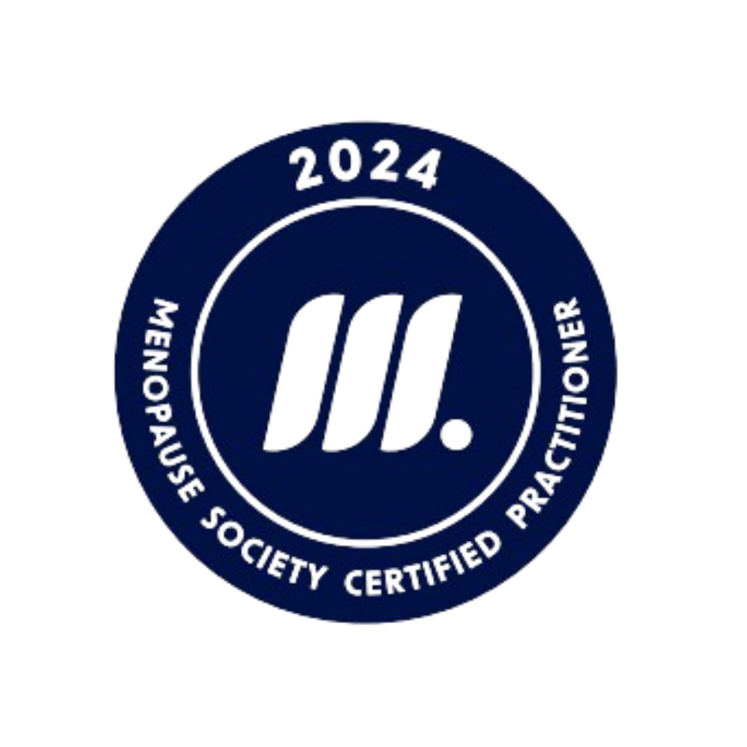 A circular badge with a blue background and silver border, indicating certification with the Financial Planning Association, featuring the year 2024 and stylized initials FPA.