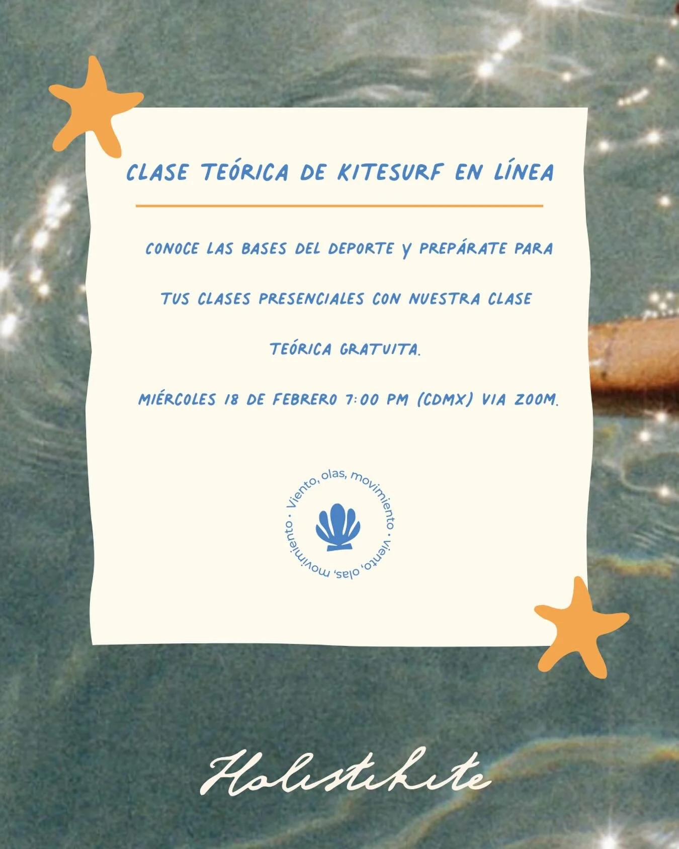 &iquest;Te llama el kitesurf pero a&uacute;n no das el paso?
Empieza gratis 🌬️🪁

Nuestra clase te&oacute;rica GRATUITA es el primer paso para entender el viento, el equipo y sentirte segurx antes de entrar al agua.

Sin compromiso. Sin presi&oacute