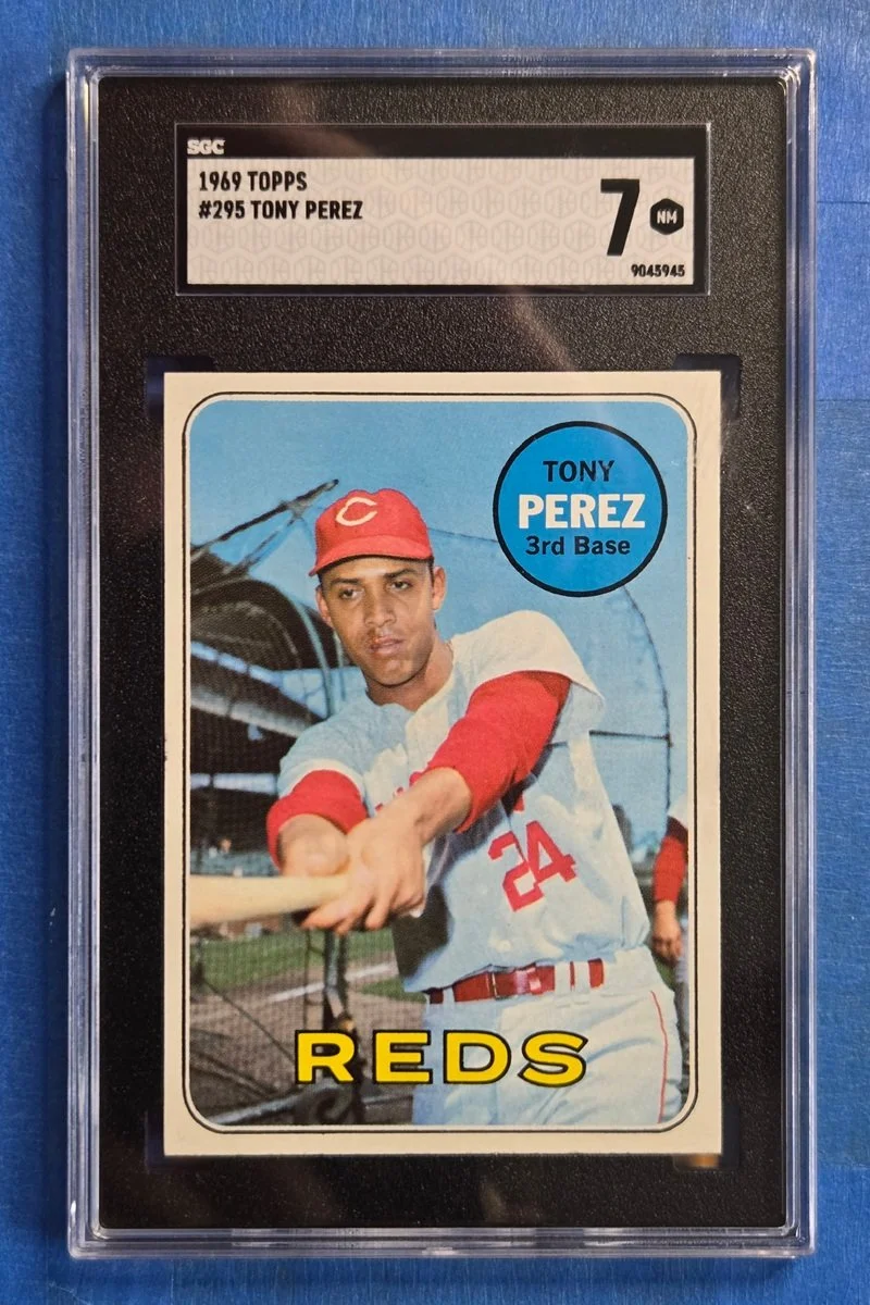 1969 TOPPS #295 Tony Perez
