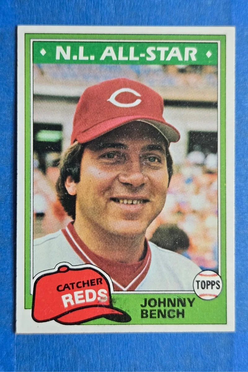 1981 TOPPS #600 Johnny Bench