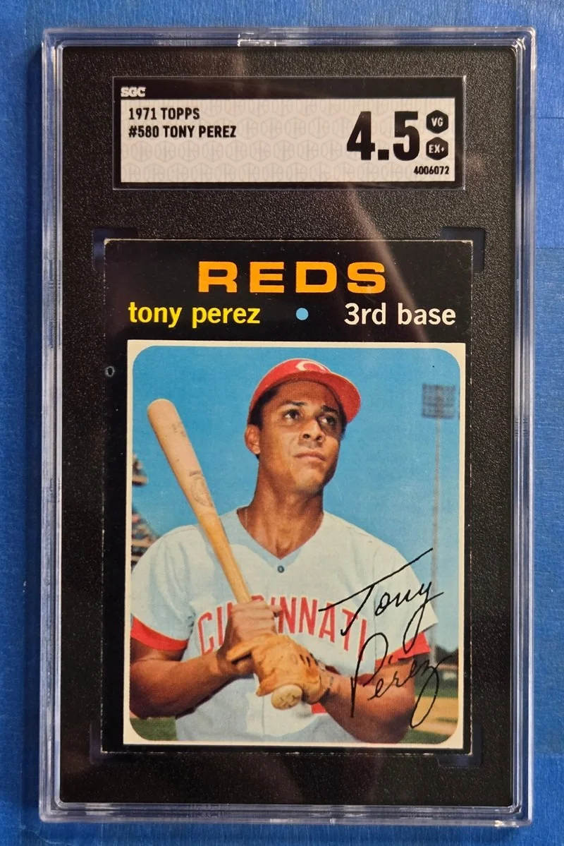 1971 TOPPS #580 Tony Perez