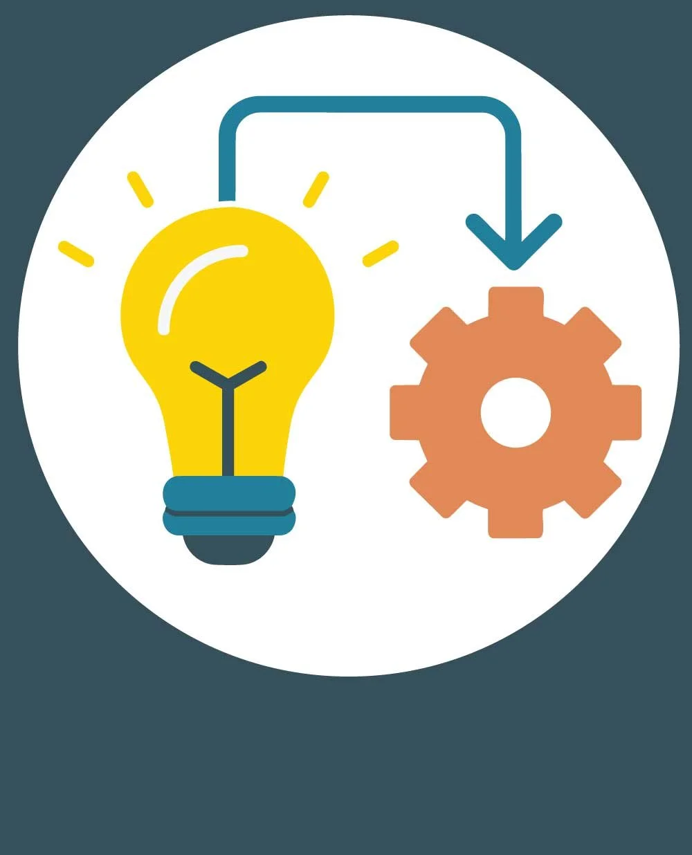 Icon for executive leadership implementation and ongoing organizational support.