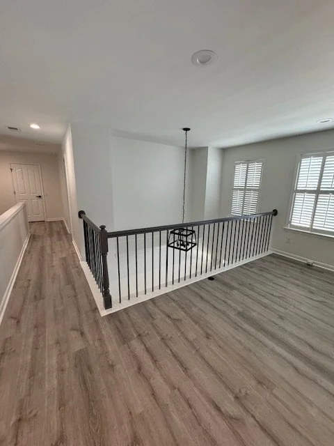 Flooring, Banister, and Lighting 