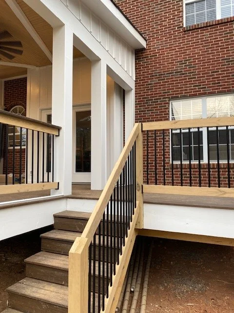 Patio Banister and Stairs