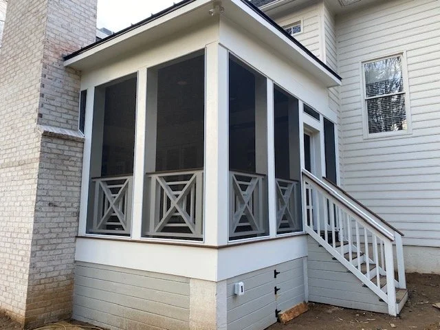 Patio Banister and Stairs