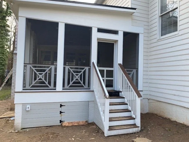 Patio Banister and Stairs