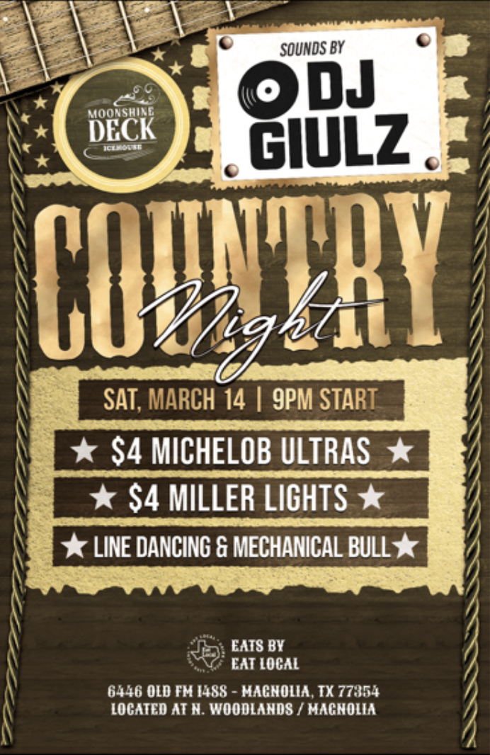 DJ Gemz at Moonshine Deck Icehouse