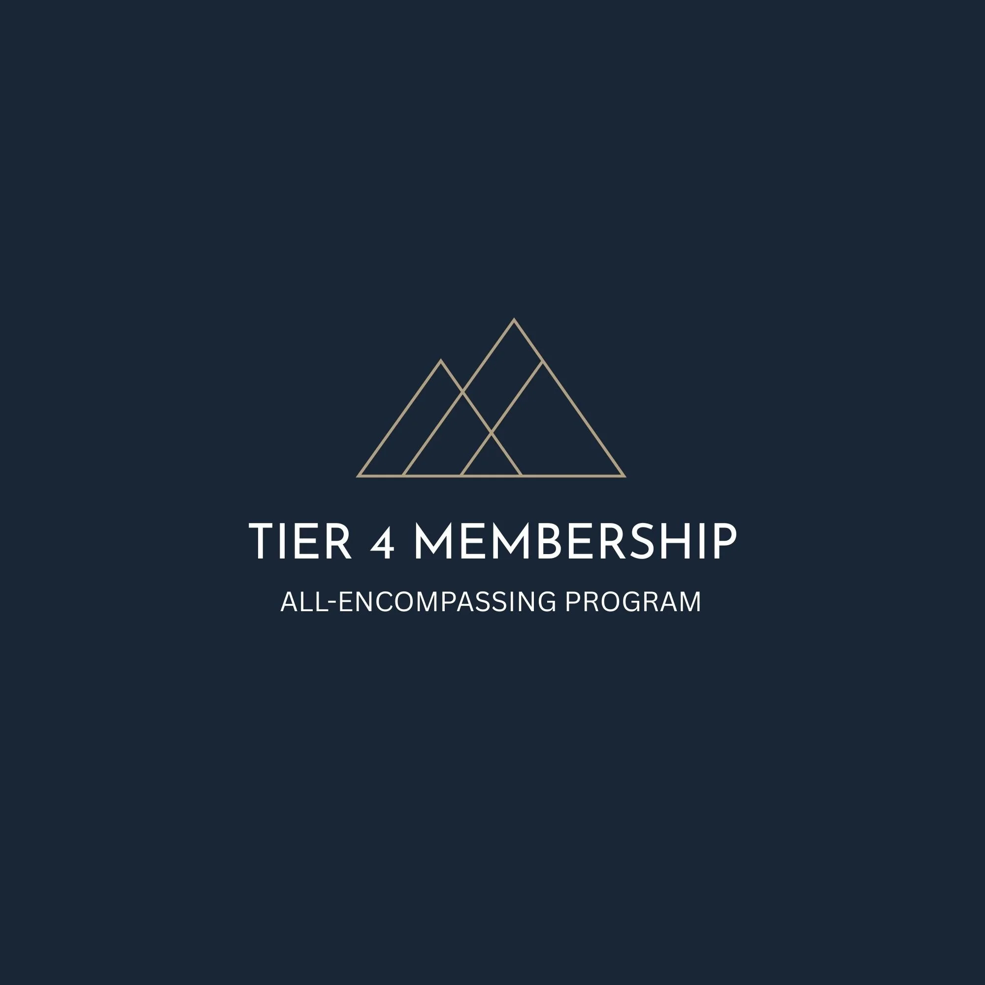 Tier 4: All-Encompassing Program