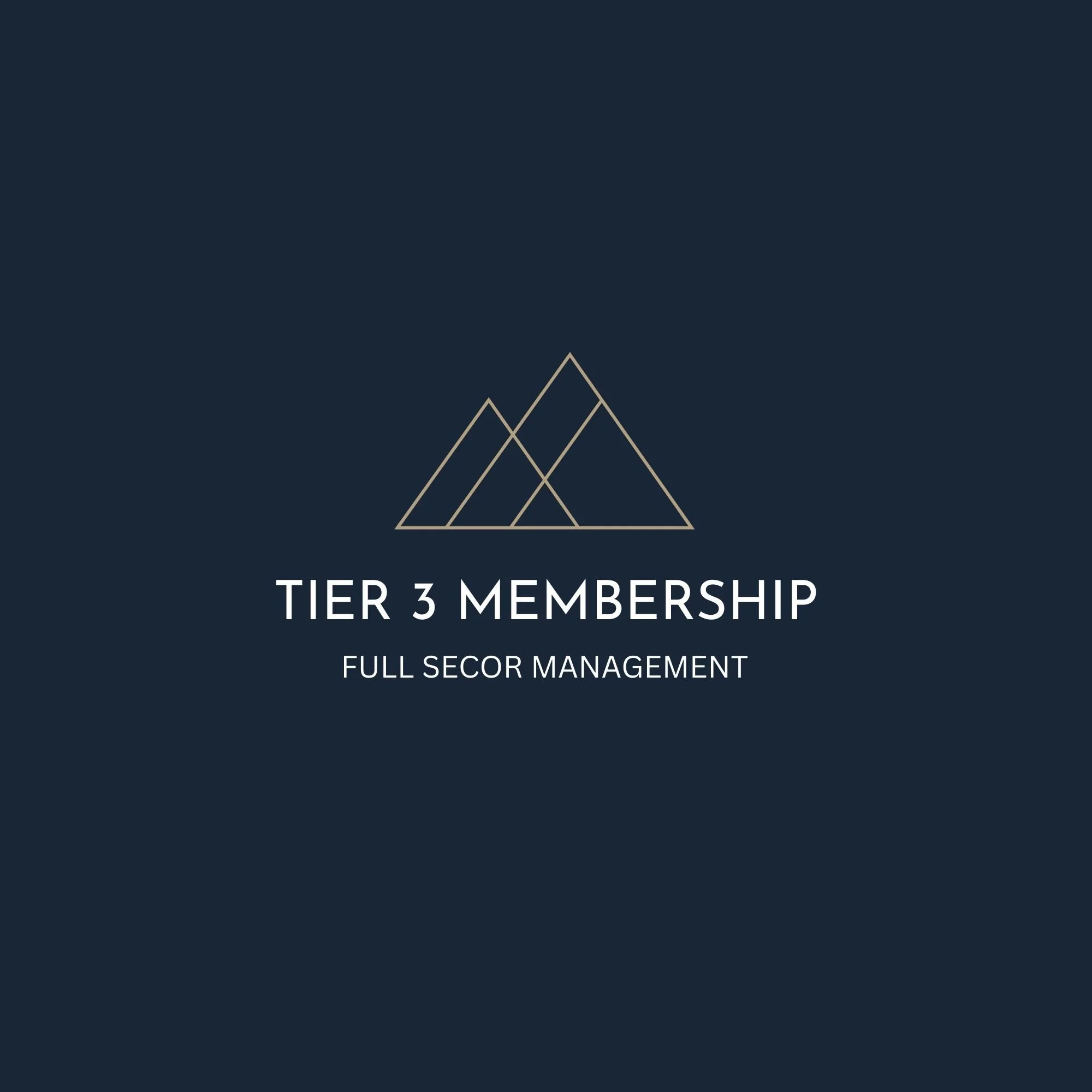 Tier 3: Full SECOR Management