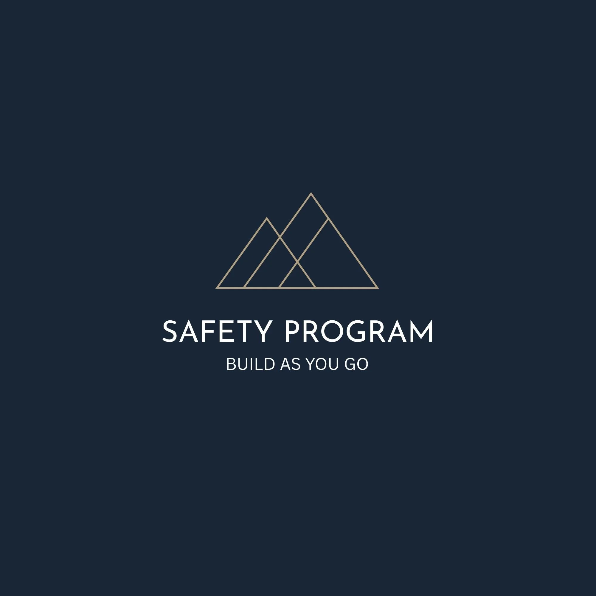 Safety Program (Build as You Go)