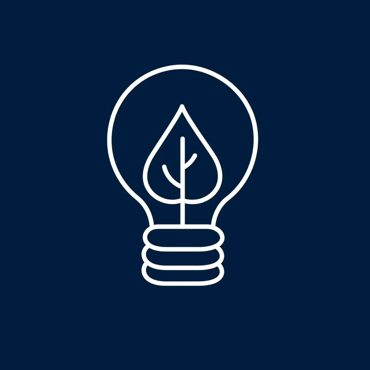 Inbloom Consulting Marketing and communications services logoLightbulb outline with a leaf inside, symbolizing eco-friendly or sustainable ideas.