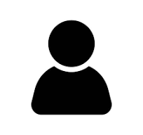 Silhouette einer Person