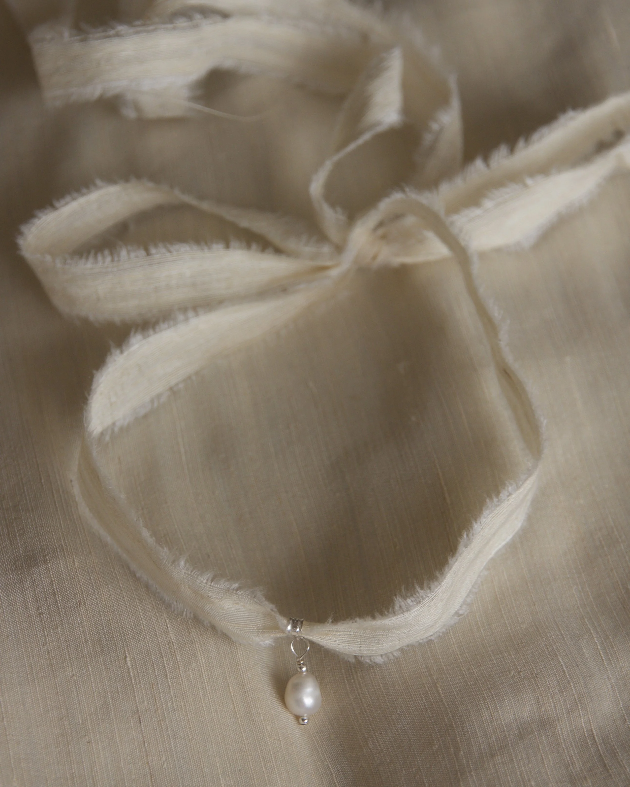 IVORY, FRESHWATER PEARL PENDANT, S925