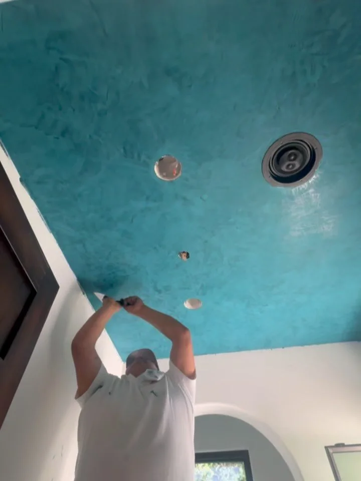 Some Plaster Work On Ceilings🙌 @meodedpaint