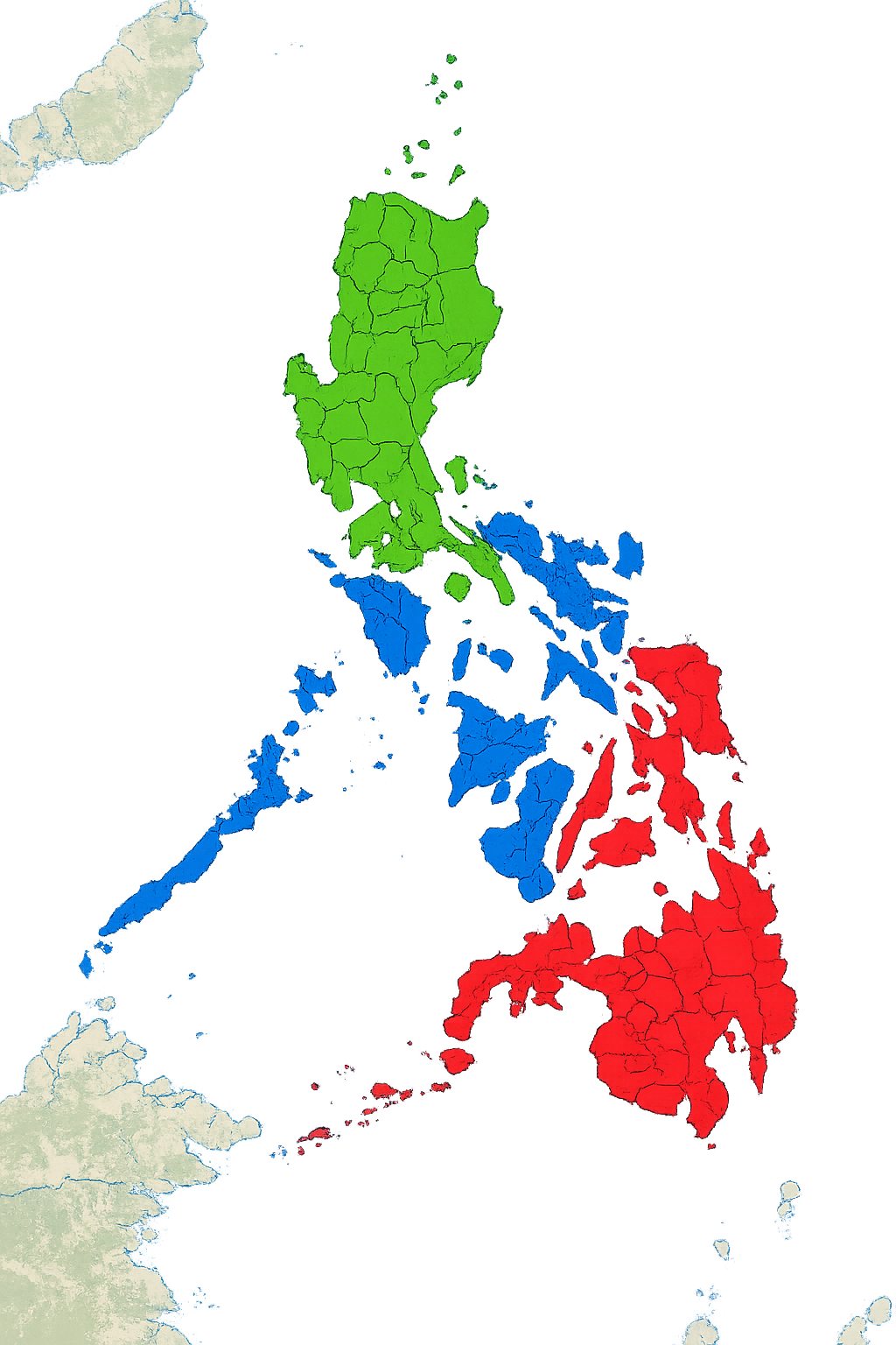 Color-coded map of Japan showing earthquake risk levels in red, orange, green, and blue regions.