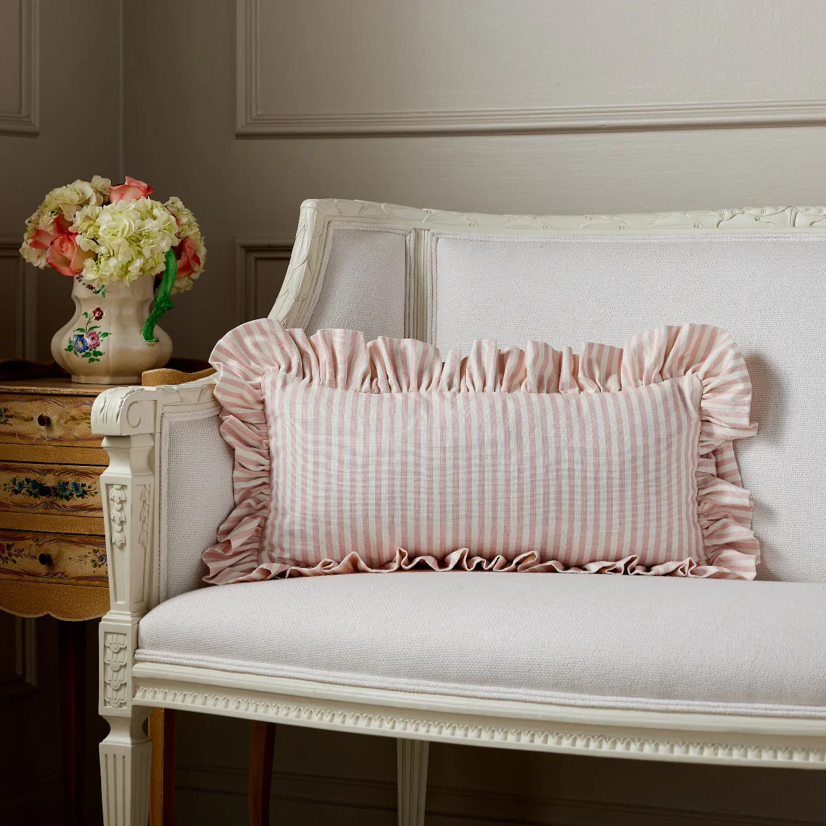 Pink Frill Pillow