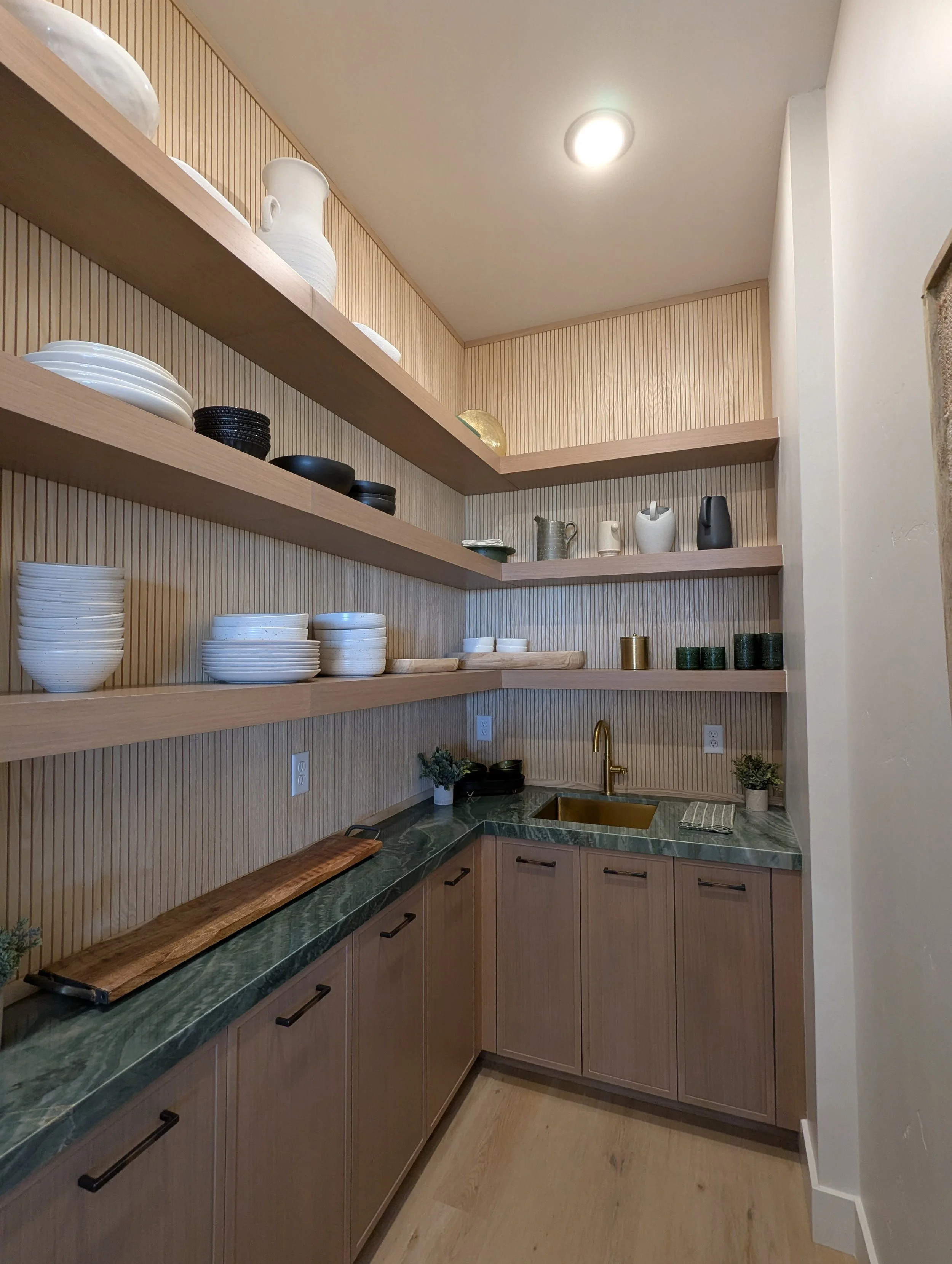 Move Over, Painted Cabinets