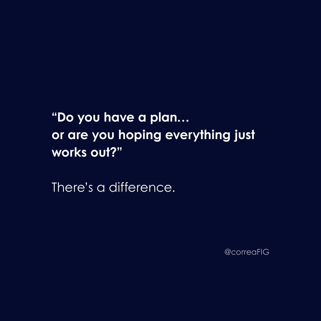 Quick question&hellip;

If something happened to you,
would your family know exactly what to do next?

If that question makes you pause,
it&rsquo;s worth a conversation.

No pressure.
Just clarity.

@correafig 

#EstatePlanning
#FinancialPlanning
#Le