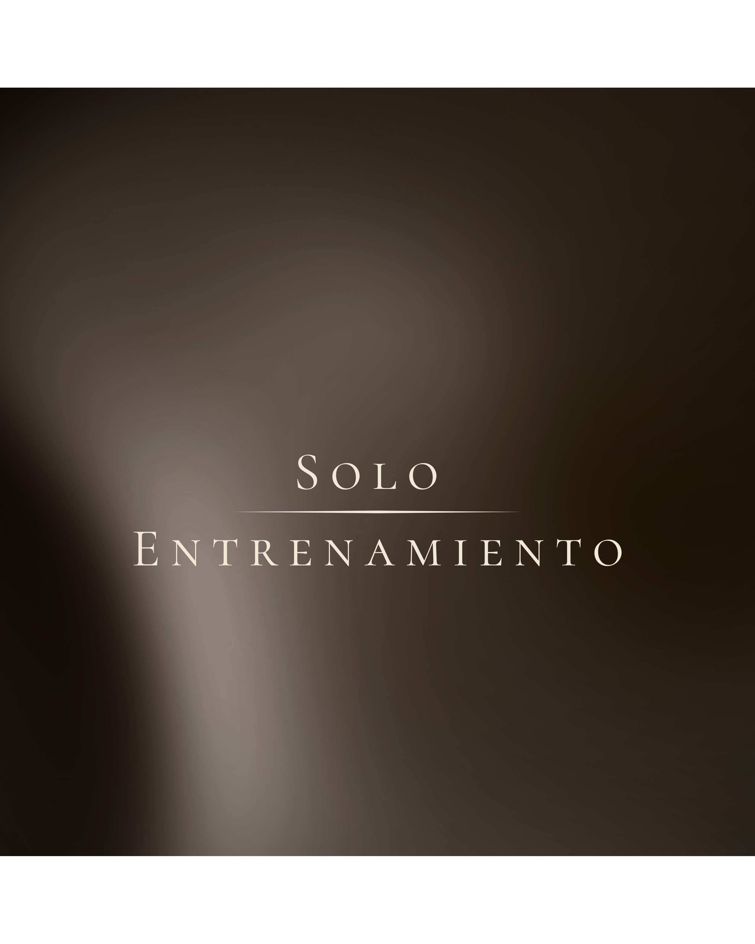 Plan Solo Entrenamiento