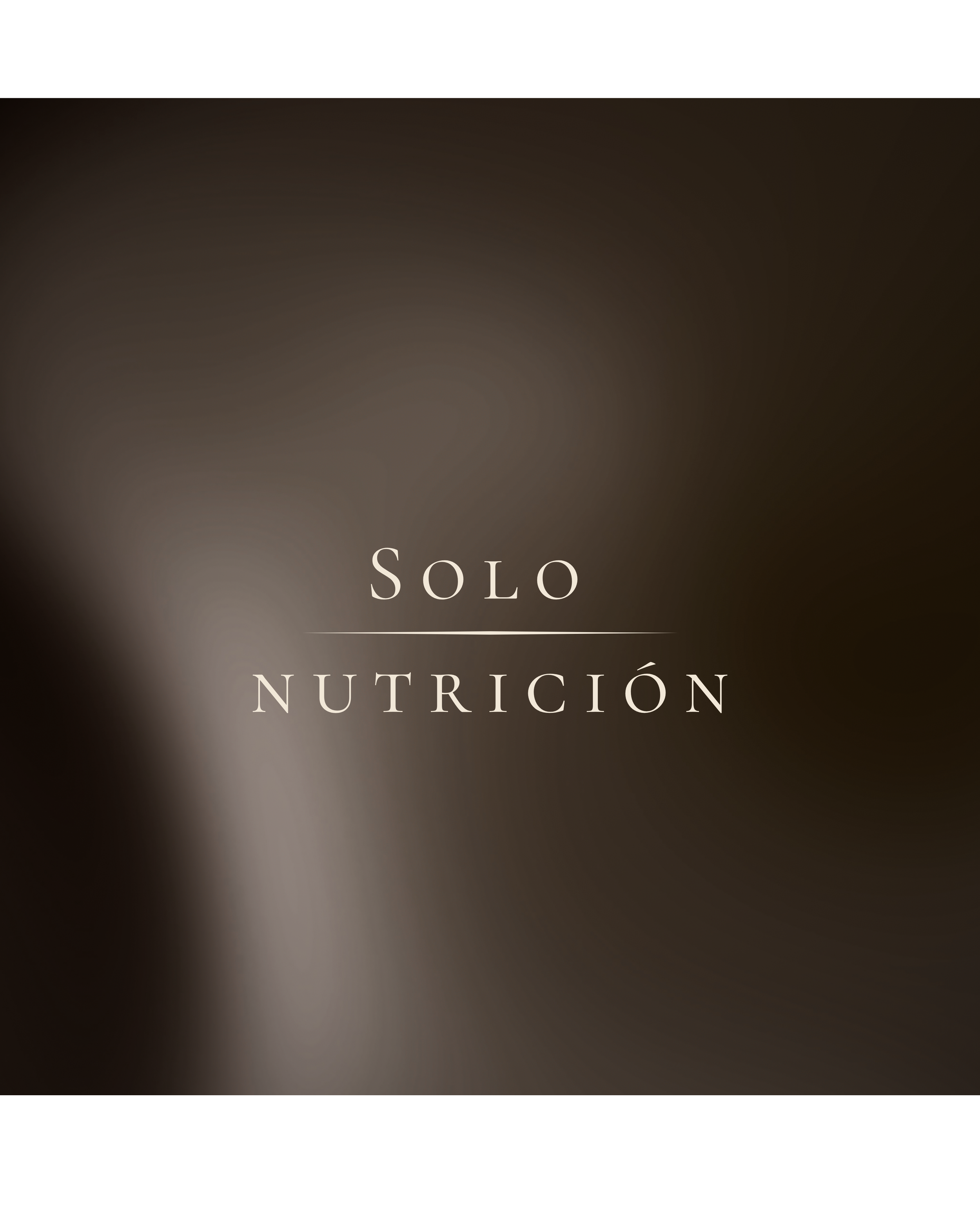 Plan Solo Nutrición