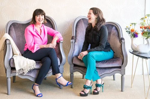 Anna Brockway and Kendall Wilkinson at Kendall's SF store - portrait photographer Marc Olivier Le Blanc, San Francisco