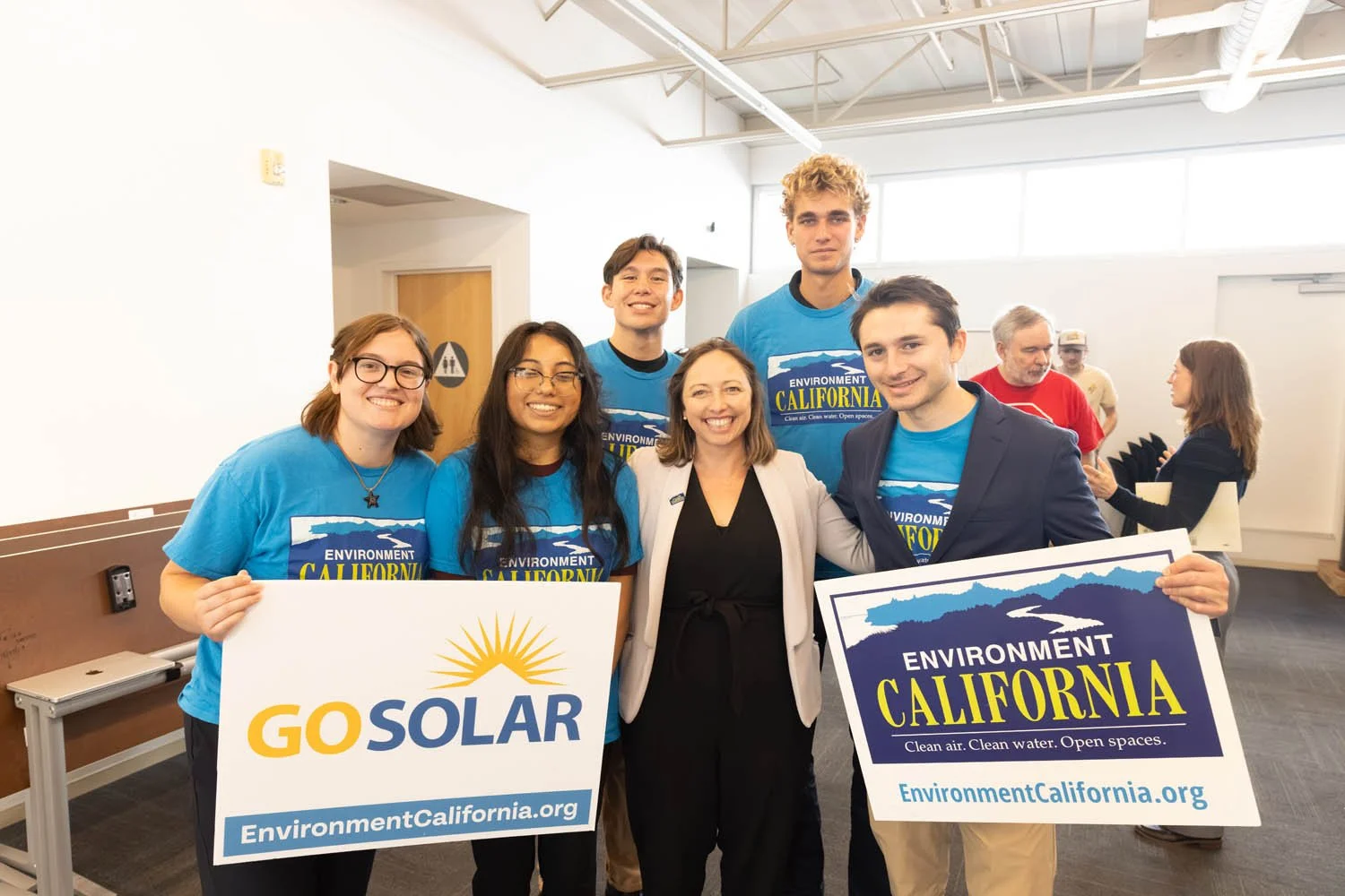 Nonprofit advocates celebrating SB 868 in San Francisco, photographed by event photographer Marc Olivier Le Blanc