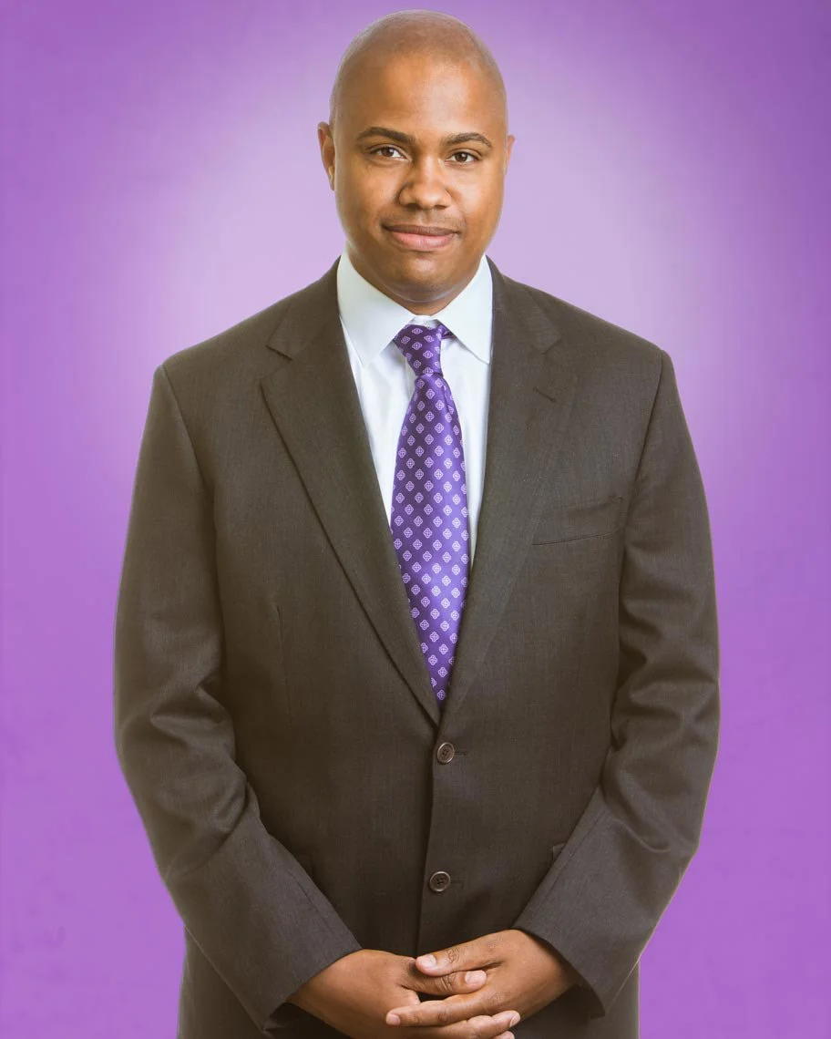 Corporate photographer San Francisco — Prudential financial services portrait session, bold color brand photography