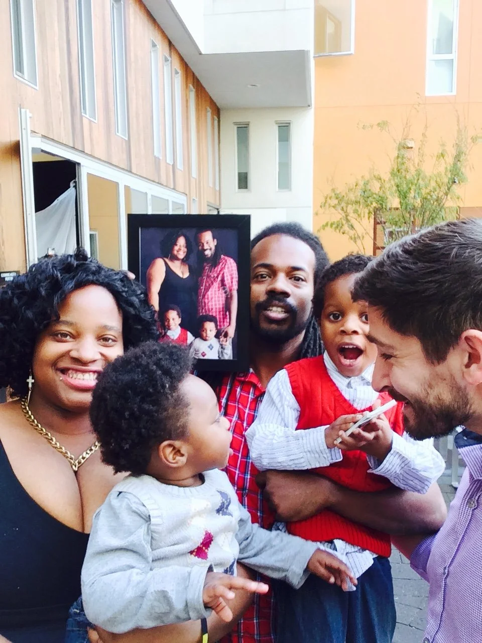 Community portrait photographer San Francisco — Help-Portrait volunteer session, Bayview neighborhood SF