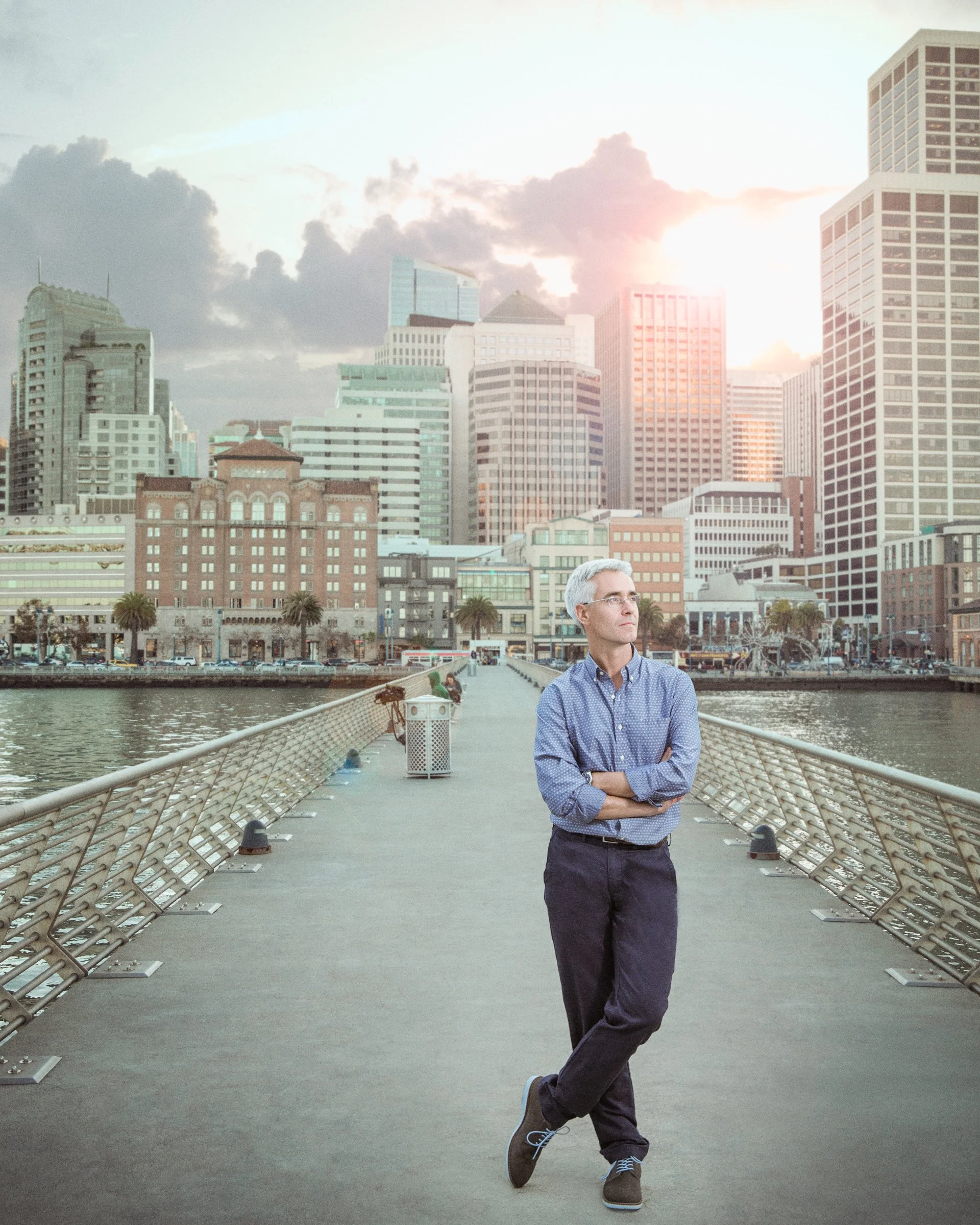 Editorial portrait Igor Perisic VP LinkedIn for Alumnist Magazine — commercial photographer Marc Olivier Le Blanc