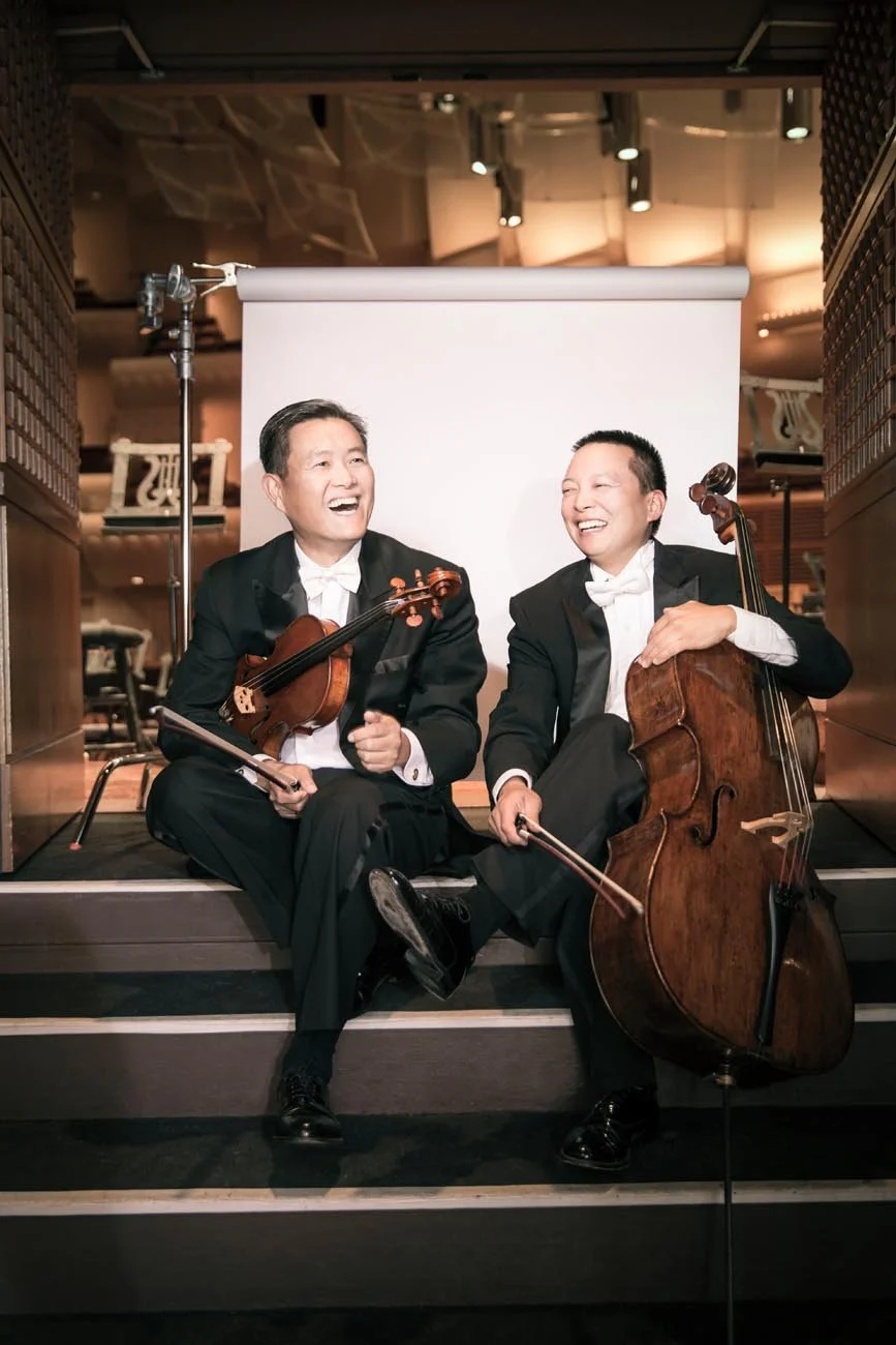 Backstage portrait San Francisco Symphony musician at Davies Hall — editorial photographer Marc Olivier Le Blanc