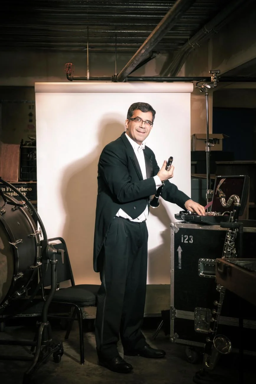 Portrait photographer San Francisco arts — SF Symphony backstage pre-performance editorial series Part 2